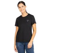 Chillaz - Women's Iseo Mountain Logo T-Shirt - T-Shirt, Gr. M 38, schwarz (Black/Purple)