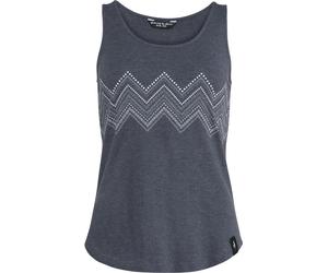 Chillaz Kauai Zigzag Ornament Top Women black melange - Größe 42 Damen