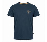 Chillaz Kinder Lübeck Mountain Logo T-Shirt (Größe 140, blau)