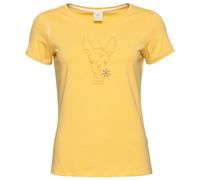 Chillaz Damen Gandia Happy Alpaca T-Shirt (Größe XL, gelb)