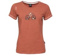 Chillaz - Women's Gandia Mountainbike Flowers T-Shirt - T-Shirt, Gr. S 36, rot (Brick)