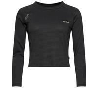 Chillaz - Women's Gröden Mountain Flower - Longsleeve, Gr. XS 34, schwarz (Titan)