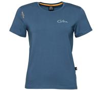Chillaz - Women's Iseo Floral Logo - T-Shirt, Gr. XS 34, blau (DarkBlue)
