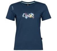 Chillaz Iseo Floral Vibes T-Shirt Women dark blue / 40