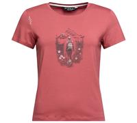 Chillaz - Women's Iseo Mountain Paradise T-Shirt - T-Shirt, Gr. XS 34, rosa/rot (Red)