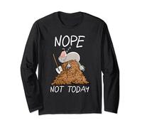 Chillender Maulwurf I Not Today Fun Langarmshirt