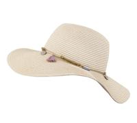 CHILLOUTS Damen Atlanta Sonnenhut, 85 Natural, XS