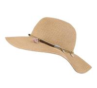 Chillouts Sonnenhut Atlanta Hat 82 Damen – UV-Schutz UPF 50+, faltbar, breite Krempe, braun, XS
