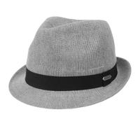 Trilby CHILLOUTS "Bardolino Hat", Herren, Gr. S, grau, Baumwolle, Hüte, mit Hutband und dezentem Markenlogo (94543616-S) grau