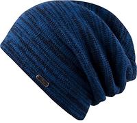 CHILLOUTS Beanie Winterbeanie Strickmütze William (Blau/Schwarz)