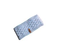 Chillouts Björn Headband - Warmes Stirnband mit modernem Kreuzstrick - ONE SIZE / hellblau