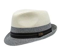 CHILLOUTS Sommerhut aus 100% Papierstroh - quetschbar und anpassbar - Trilby Cebu Hat