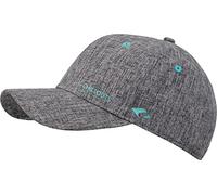 Baseball Cap CHILLOUTS "Christchurch Hat", Herren, blau (grau, türkis), Web, Kunstfaser, kontrastfarbene Details, meliert, Basic, Caps, mit farbigen Akzenten & verstellbarem Verschluss für lässige Sty