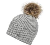 CHILLOUTS Damen Apple Hat Beanie-Mütze, Grau, Einheitsgröße EU