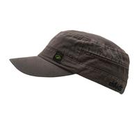 Army Cap CHILLOUTS "El Paso Hat", Damen, grau (washed grau), Baumwolle, washed, Caps, verstellbar, funktionaler Look (61046739-0) washed grau
