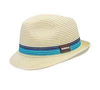 CHILLOUTS Herren Fort Myers Panama Hut, 33 Cream / Blue, S-M EU