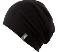 CHILLOUTS hochwertige Mütze im Beanie Style mit wunderschöner Stoffqualität (Black)