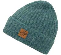Beanie CHILLOUTS "Ines Hat", Damen, grün (peacock grün), Grobstrick, Kunstfaser, meliert, Mützen, Strickmütze in leicht melierter Optik (25334514-0) peacock grün