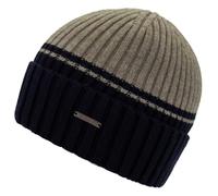Chillouts - Malik Hat - Mütze, Gr. One Size, schwarz (Beige/Navy)