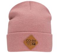 Beanie CHILLOUTS "Nicki Hat", Damen, rosa, Feinstrick, Kunstfaser, unifarben, Mützen, mit stilvollem Logo-Emblem (86245903-0) rosa