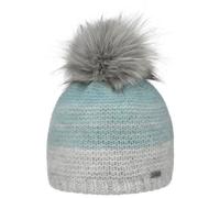 CHILLOUTS Ranva Hat - Bommelmütze - hellblau - Einheitsgröße - Made in Europe - Wintermütze