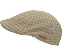 Schiebermütze CHILLOUTS "Samsun Hat", Herren, Gr. L/XL, gelb, Kunstfaser, kariert, Mützen, mit feinem Karomuster & modernem Schnitt (97141631-L) gelb