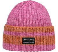 CHILLOUTS Twotone Umschlagmütze Strickmütze Wintermütze Damen/Herren - mit Umschlag, Futter Winter Herbst-Winter