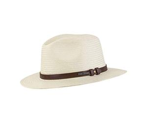 CHILLOUTS Verstellbarer Sommerhut aus 100% Papierstroh - Panama Padua Hat - Herren