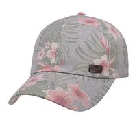 Baseball Cap CHILLOUTS "Waimea Hat", Herren, grau (grau, rosa), Baumwollmischung, geblümt, gemustert, mehrfarbig, Caps, mit tropischem Muster & verstellbar für lässige Strand-Vibes (64064667-0) grau, 