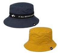 CHILLOUTS Warden Hat, Wendehut, Navy/Curry, L-XL