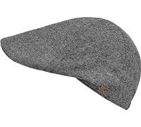 CHILLOUTS warme Flatcap - Winter Schiebermütze für Herren in grau - Wollanteil Elliot Hat