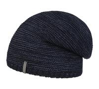 Beanie CHILLOUTS "Keith Hat", Herren, blau (navy melange), Strick, Kunstfaser, meliert, Mützen Beanie, Strickmütze im Oversize-Look, meliert, gefüttert (93317410-0) navy melange