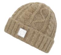 Beanie CHILLOUTS "Rory Hat", Damen, beige, Obermaterial: 54% Polyacryl, 41% Polyamid, 5% Alpaka, unifarben, Mützen, Beanie mit Zierstrick (11415047-0) beige