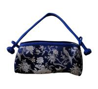 Chinesische Braut-Clutch-Handtasche aus Brokat-Seide mit Knopf | Qipao Cheongsam Abendtasche, traditionelle Stoff-Armbandtasche für Frauen, Hochzeit, Party