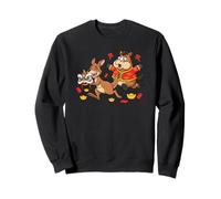 Chinesisches Pferd, Känguru, lustig, für Kinder, Herren, Damen, Happy New Year Sweatshirt