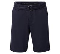 Casa Moda Herren-Shorts 100% Baumwolle knielang Uni Blau Größe 34
