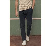 Chinohose STREET ONE MEN, Herren, Gr. 34, Länge 30, schwarz ink blau, Web, 98% Baumwolle, 2% Elasthan, unifarben, regular fit lang, Hosen Chinohose, in Cord-Optik (46938033-34) schwarz ink blau
