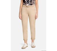 Betty Barclay Chinohose unifarben Relaxed Fit 7/8 97%Baumw./3%Elasthan Beige Gr. 40