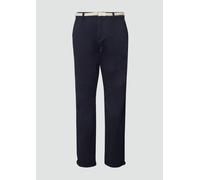 Chino mit geflochtenem Gürtel und Garment Dye 40 blau 2161340.5959.40