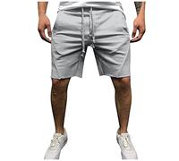 Chino Shorts Herren Kurze Hosen Herren Sommer Cargo Shorts Herren Kurze Hose Herren Stretch Kurze Herren Sommer Sommerschuhe Herren Kurze Sporthose Männer Herren Wanderhose Kurz（light gray,XXL)