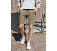 Shorts STREET ONE MEN, Herren, Gr. 32, warm sand, Web, 98% Baumwolle, 2% Elasthan, unifarben, regular fit kurz, Hosen Shorts, Elastikbund mit Tunnelzug (18259717-32) warm sand