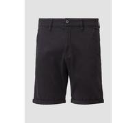 Chino-Shorts John aus Baumwollstretch mit fixiertem Turn-up 33 grau 2165153.9897.33