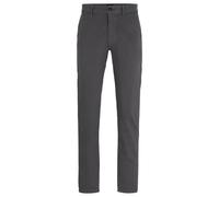 Hugo Boss Chino Slim-Fit Chino_slim 50510933 elastischer Baumwoll-Satin Dunkelgrau 34/30