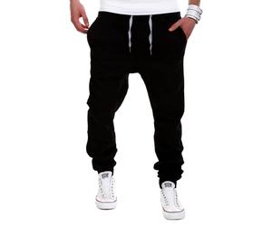 Chinohose BEHYPE "LUKE", Herren, Gr. 29, Länge 32, schwarz, 98% Baumwolle, 2% Elasthan, Hosen Chinohose, mit elastischem Bund (73694239-29) schwarz
