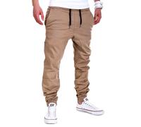 Chinohose BEHYPE "LUKE", Herren, Gr. 30, Länge 32, beige, 98% Baumwolle, 2% Elasthan, Hosen Chinohose, mit elastischem Bund (13391469-30) beige