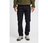 Chinohose BLEND "BHEdnan", Herren, Gr. 32, Länge 32, schwarz, 98% Baumwolle, 2% Elasthan, unifarben, Basic, regular fit normal, Hosen Chinohose, Klassische Chinohose mit Taschen (20402747-32) schwarz
