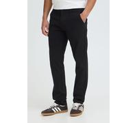 Chinohose BLEND "BHEdnan", Herren, Gr. 33, Länge 34, schwarz, Web, 98% Baumwolle, 2% Elasthan, unifarben, Basic, regular fit normal, Hosen Chinohose, Stoffhose mit Gürtelschlaufen - Regular Fit (94837