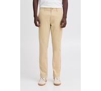Chinohose BLEND "BHEDNAN twill pant", Herren, Gr. 33, Länge 32, cornstalk, Web, 98% Baumwolle, 2% Elasthan, unifarben, Basic, regular fit normal, Hosen Chinohose, Klassische Chinohose mit Taschen (147