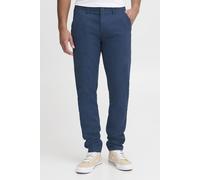Chinohose BLEND "BHKarvan", Herren, Gr. 34, Länge 34, marineblaus, Web, 99% Baumwolle, 1% Elasthan, unifarben, Basic, normal lang, Hosen Chinohose, Klassiche Stoffhose mit Gürtelschlaufen - Regular Fi