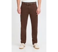 Chinohose BLEND "BHLPants", Herren, Gr. 32, Länge 34, chicory coffee, Web, 98% Baumwolle, 2% Elasthan, unifarben, slim fit lang, Hosen Chinohose, Klassische Chinohose mit Taschen (38566449-32) chicory